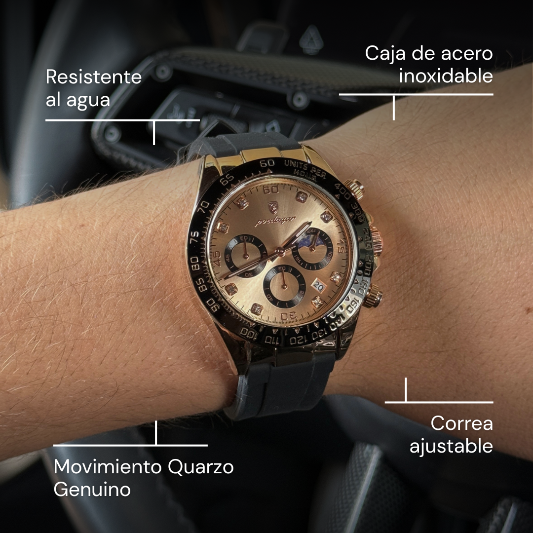 Reloj Daychrono Rosé Hombre